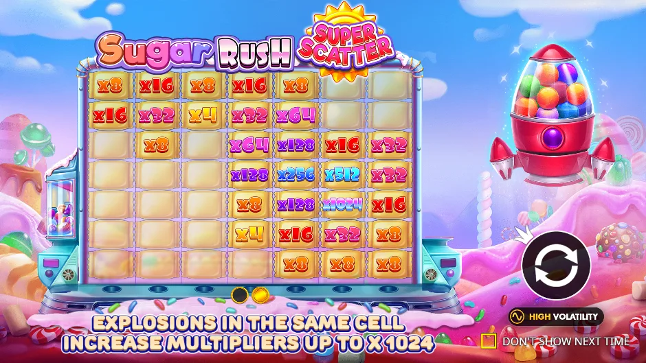Sugar Rush Super Scatter official public-demo introduction